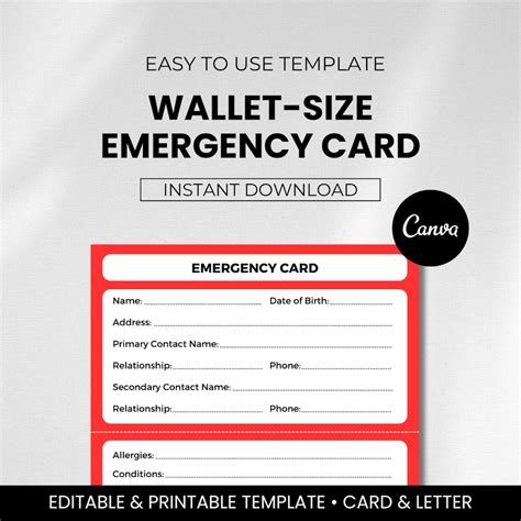 bento emergency card